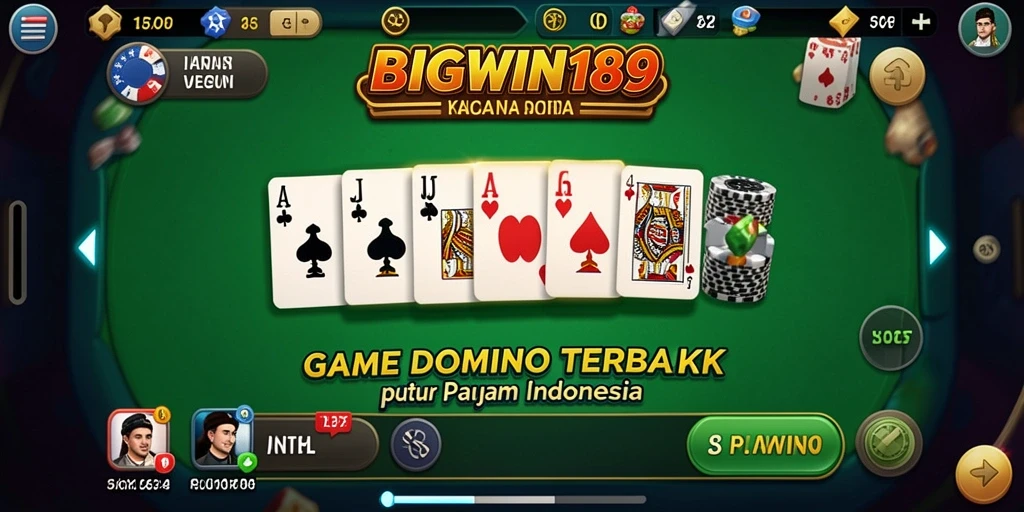 Gameplay mengasyikkan dari permainan Domino BIGWIN189.