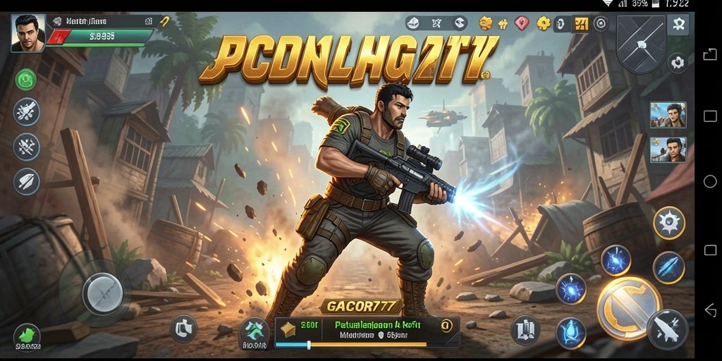 Tampilan gameplay mendebarkan dari GACOR77 dengan aksi yang cepat.