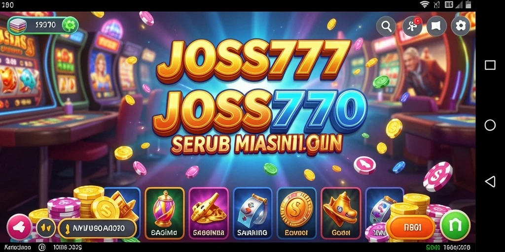 Tampilan menarik JOSS777 dengan gameplay Kasino yang seru.