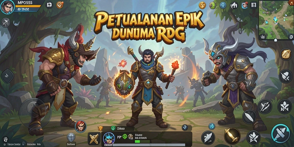 Tampilan mendebarkan gameplay MPO555 dengan karakter dan pertarungan yang menegangkan.