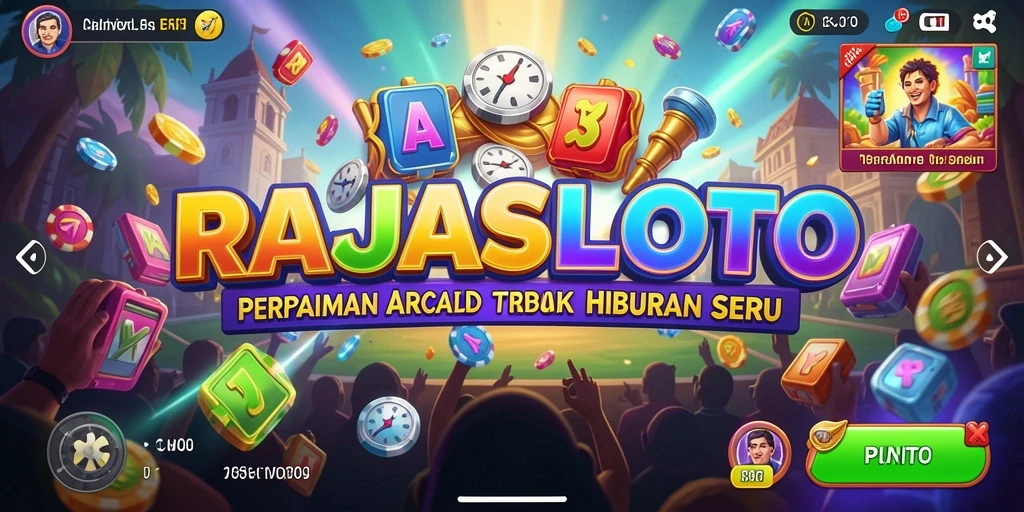 Screenshot gameplay RAJASLOTO menampilkan tantangan seru dan grafis menarik.
