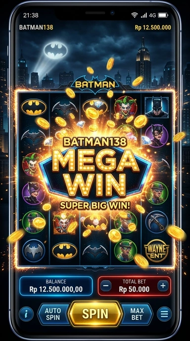 Tampilan antarmuka pengguna batman138 yang menarik.
